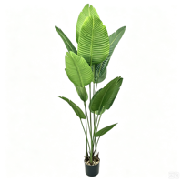 Palmier artificiel autoportant en pot, hauteur réglable, pour projets de paysagisme commercial