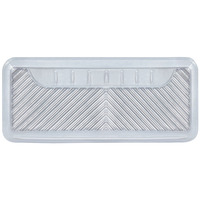 Neuer Typ Kompletter 4-teiliger Universeller Hochwertiger PVC Transparenter Rutschfester Geometrischer Design 2mm Dicker Auto-Fußmatten-Satz