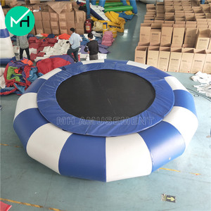 Sports nautiques en plein air de Haute qualité 5m de diamètre <span class=keywords><strong>Gonflable</strong></span> trampoline d'<span class=keywords><strong>eau</strong></span> avec <span class=keywords><strong>structure</strong></span> en métal et ressort à vendre - Product Image 3