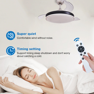 Energy Saving Indoor 3 Plastic Blades <strong>Remote</strong> <strong>Control</strong> <strong>Wall</strong> <strong>Control</strong> 42inch 6-Speed Living Room Led <strong>Ceiling</strong> <strong>Fan</strong> Light - Product Image 5
