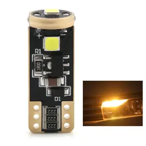 168 194 T10 Led Vervangende Lamp 3smd 3030 Led Amber Licht Auto Indicator Dashboard Instrumentenpaneel Licht Led T10 Rgb