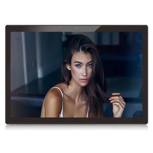 IR motion activated 15 Inch FHD IPS advertising media player 15.6 inch FHD 1080P LED display video picture advertising player