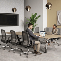 Nouvelle Chaise de Bureau Ergonomique en Maille Green Guard, Pivotante, Confortable, Inclinable, pour Conférence et Direction