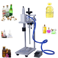 Machine de sertissage pneumatique pour flacons de parfum, buses de pulvérisation, bouteilles en plastique et en verre, cosmétiques et produits alimentaires