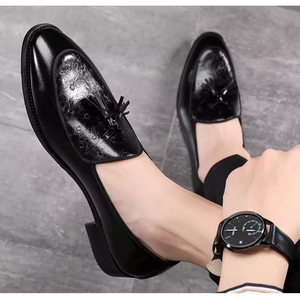 Autumn Wholesale Loafers Vintage Calf Leather Men's Loafer Shoes High Quali Casual Loafers Dress Shoes for Men Fabricantede - Product Image 6