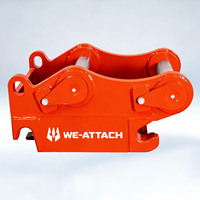 Attache rapide hydraulique We-Attach WQC-S40 2-6 tonnes, résistante à l'usure, à double verrouillage, pour excavatrice