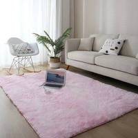 Tapis de sol en fourrure artificielle douce de style Ins, à poils longs, antidérapant, moelleux et duveteux pour chambre à coucher, salon, 3 x 5 pieds