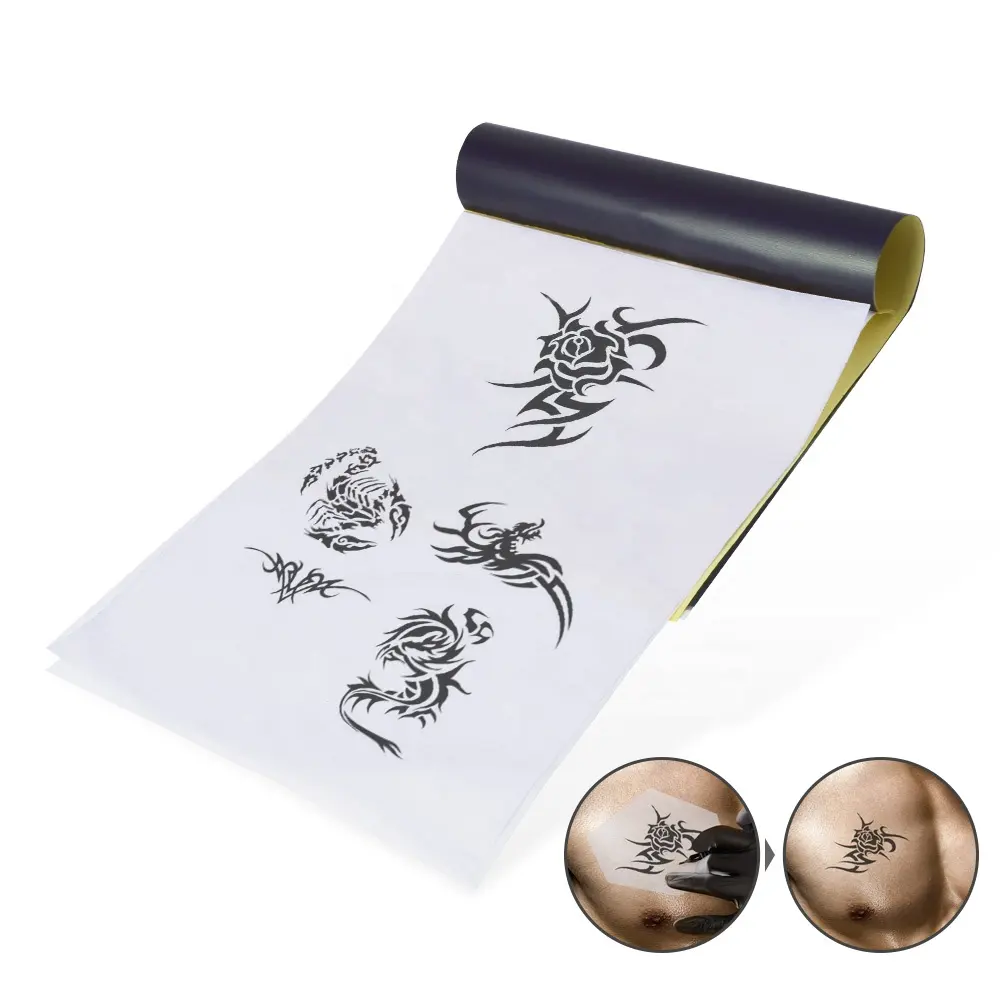 Tattoo Transfer Papier A4 Size Spirit Master Tatoo Papier Stencil Thermische Carbon Kopieerpapier Voor Tattoo Supply Dropship