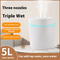 Grande Capacité Nano Humidificateur Haute Brume Sortie Silencieux En Plastique Purificateur D'air pour La Maison Bébé Chambre Télécommande YS