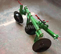 Charrue à disques montée sur tracteur agricole, vente chaude, outil de préparation du sol à haute efficacité