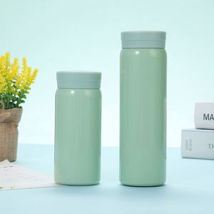 Gourde isotherme portable de 200 ml, double paroi sous vide, compacte, petite bouteille à boisson pour femmes - Product Image 2