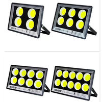 Projecteur LED Super Lumineux 50W IP66 Étanche Lumière du Jour Aluminium Carré 220V Haute Luminosité pour Route Extérieure et Murale