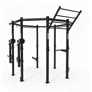 Plataforma Octogonal Multiusos para <span class=keywords><strong>CrossFit</strong></span>, <span class=keywords><strong>Jaula</strong></span> <span class=keywords><strong>de</strong></span> Gimnasio Modular Octogonal con Barra <span class=keywords><strong>de</strong></span> Agarre y Brazos <span class=keywords><strong>de</strong></span> Resistencia - Product Image 3
