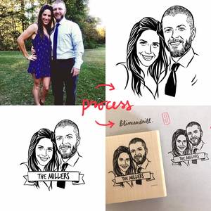 Oficina preentintado montaje premontaje Flash <span class=keywords><strong>sello</strong></span> manija personalizar regalo novia y novio retrato <span class=keywords><strong>sello</strong></span> - Product Image 4