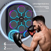 GAODENG GD-MBT-15 Machine de boxe musicale intelligente à 8 cibles avec capteur de frappe en polyuréthane et écran LED mural pour entraînement à domicile