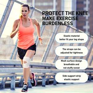 1 Pieza de Rodillera con Estabilizadores Laterales, Transpirable y Ajustable, Unisex, Apta para Baloncesto, Correr, Tenis y Fitness - Product Image 5