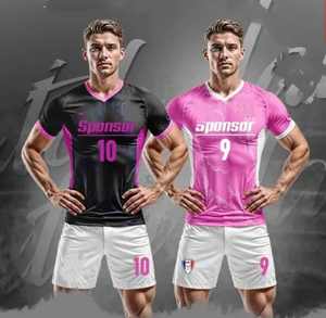 Camisetas de Fútbol Personalizadas de Secado Rápido, Uniformes Deportivos para Hombre, Material Duradero y Agradable al Tacto para Juegos Competitivos Intensos - Product Image 1