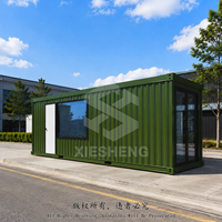 Maison conteneur modulaire préfabriquée de 20 pieds avec certification CE, villa mobile pliable pour complexe hôtelier