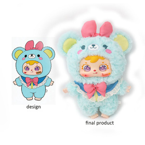 Collection en gros de poupées en peluche douces originales pour enfants, dans des boîtes mystères sur le thème des animaux de compagnie, directement de l'usine - Product Image 1