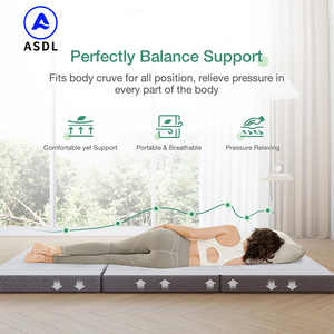 Thiết Kế Mới 160 200 Giường Nệm Trong Hộp Vua Nữ Hoàng Kích Thước Duy Nhất Massage Bộ Có Thể Gập Lại Latex Bộ Nhớ Bọt Nệm - Product Image 4