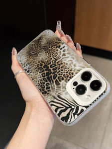 Leopard Print IMD Personalized TPU Phone <strong>Case</strong> with Anti-Fingerprint &amp; Shockproof Features for 11-17 - Product Image 5