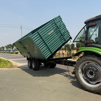 Nouvelle conception innovante de remorque à benne basculante agricole de haute qualité avec composants d'engrenage central