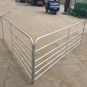 Proveedor de China, Panel de acero para ganado y ovejas, paneles de patio de cercado portátiles para cría de aves de corral
