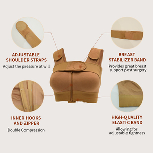 S-SHAPER Colombiaanse Podium 1 Firma Compressiebeha Groothandel Shapewear Voor Borstvergroting Faja Kledingstuk Postoperatie Shapewear - Product Image 4
