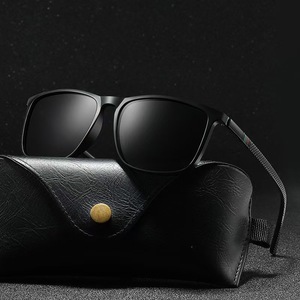 Minimalist Sunglasses <b>Black</b> <b>Frame</b> TAC Polarized Lens UV380 Sports Eyewear for Men Women Driving Glasses 425 - Product Image 2