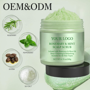 Champú Exfoliante 2 en 1 Vegano <span class=keywords><strong>de</strong></span> Romero y Menta <span class=keywords><strong>para</strong></span> el Cuero Cabelludo, Limpieza Profunda, Reparación Capilar, Reduce <span class=keywords><strong>la</strong></span> <span class=keywords><strong>Caspa</strong></span> (Marca Privada) - Product Image 2