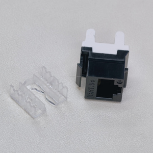 ขายตรงจากโรงงาน สายเคเบิลเครือข่าย CAT5E RJ45 หัวต่อคีย์สโตนแบบไม่ต้องใช้เครื่องมือ 180 องศา วัสดุ PC ชนิด UTP Modular - Product Image 4