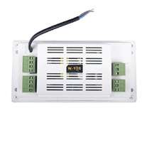 W-170 Smart Home Background Music 5.0 in Wall Amplifier 4 Channel 4x25W 2 Zone Audio Power Controller dengan USB Mic