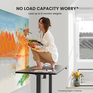 Escritorio de Oficina Eléctrico Ajustable al por Mayor, Mesa de Computadora con Ganchos, Escritorio de Oficina Moderno - Product Image 4