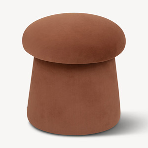 PUFF MOD. NOAH SILENZIOSO. CM 37 H. 40 IN VELLUTO AMBRA - Product Image 1