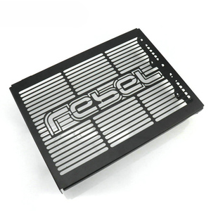 Grille de protection de radiateur de moto noire RTS pour Honda Rebel CMX 500 300 CM500 CM300 <span class=keywords><strong>REBEL500</strong></span> Accessoires - Product Image 1