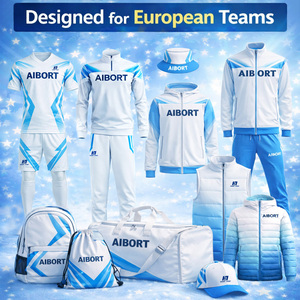 Tenue d'entraînement de football professionnelle Aolan : Ensemble personnalisé avec sac à dos, veste et pantalon pour équipe de soccer, antibactérien et à séchage rapide - Product Image 4