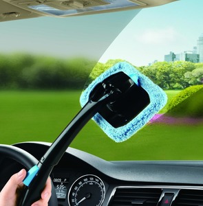 Outil de nettoyage de pare-brise multifonction, époussette de voiture, essuie-glace de vitres avec poignée <span class=keywords><strong>pliable</strong></span> et tête pivotante - Product Image 1
