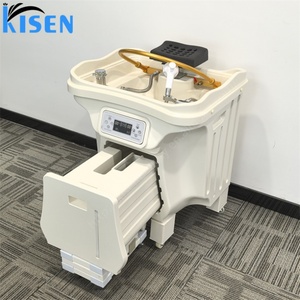 Equipo de Spa KISEN, Lavacabezas Portátil para Salón de Belleza, Lavabo para Lavar el Cabello, 80 cm de Altura, Lavabo para Champú con Dos Tanques - Product Image 4