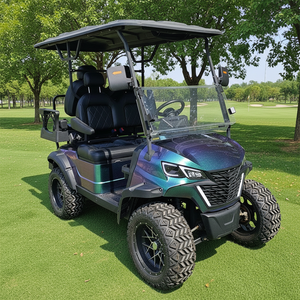 Carrito <span class=keywords><strong>de</strong></span> Golf para Propiedades Privadas y Comunidades LIGHTGREEN <span class=keywords><strong>de</strong></span> China, Espacioso, 4 Plazas, Estructura <span class=keywords><strong>de</strong></span> Aluminio, Autonomía <span class=keywords><strong>de</strong></span> 70-90 KM - Product Image 1