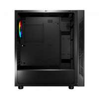 Leory — étui noir pour ordinateur de jeu MSI MAG VAMPIRIC 010, moyenne tour de pc avec ventilateur 1x120mm, synchronisation de lumière mytique