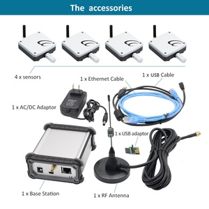 4 Conjuntos de Sensores Inalámbricos de Temperatura y Humedad RF LoRaWAN, Monitoreo Remoto Industrial IoT, Alarma Inalámbrica - Product Image 6