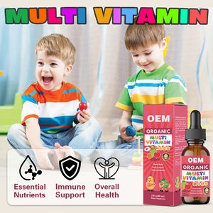 Gouttes de multivitamines liquides bio personnalisées pour enfants, avec <span class=keywords><strong>vitamine</strong></span> <span class=keywords><strong>D</strong></span> pour nourrissons et tout-petits, saveur naturelle - Product Image 3