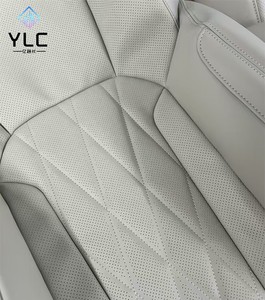 Fundas <span class=keywords><strong>de</strong></span> Asiento Personalizadas para Accesorios <span class=keywords><strong>de</strong></span> Auto, <span class=keywords><strong>3</strong></span> <span class=keywords><strong>Filas</strong></span>, 7 <span class=keywords><strong>Asientos</strong></span>, Cuero Genuino <span class=keywords><strong>de</strong></span> Lujo, Parte Central para Toyota LC200 LC300 Land Cruiser - Product Image 2