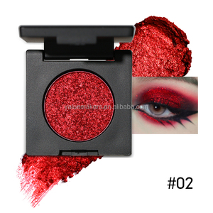 Cosmétiques en gros : Fard à paupières scintillant effet caméléon multichrome rouge, en poudre libre ou pressé, pour palettes mono - Product Image 5