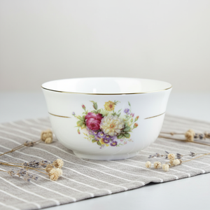Lot de dix bols hauts de 4,5 pouces en porcelaine osseuse émaillée, série Saison de la Course, pour la vente en gros de pièces détachées de vaisselle en céramique - Product Image 2