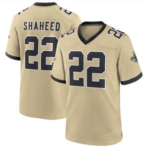 Maillot de football personnalisable pour homme de la Nouvelle-<span class=keywords><strong>Orléans</strong></span>, vente en gros, 41 Alvin Kamara, 12 Chris Olave, 32 Tyrann Mathieu, court, édition limitée, cousu - Product Image 2