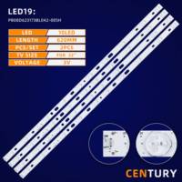Bandes de rétroéclairage LED en aluminium pour téléviseur Thomson T32ED07U Fusion FLTV-32K62 32 pouces, barre de rétroéclairage PB08D623173BL042-005H
