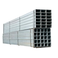 Tubería Rectangular Galvanizada por Inmersión en Caliente, Sección Cuadrada Galvanizada, Suministro de Fábrica, Múltiples Tamaños Disponibles