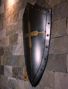 Ornamento da appendere a forma di scudo in ferro, stile retrò medievale europeo/antico romano, per decorazioni di ristoranti occidentali, Metal Murder Cina - Product Image 4