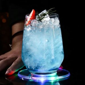 Sous-verres de voiture en acrylique LED personnalisés de haute qualité, antidérapants, imperméables, résistants à la chaleur, réutilisables - Product Image 3